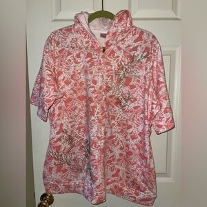 Quaker factory zip up • Womens large